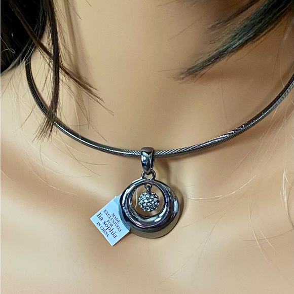 Lia Sophia Slide Pendant - Picture 1 of 2